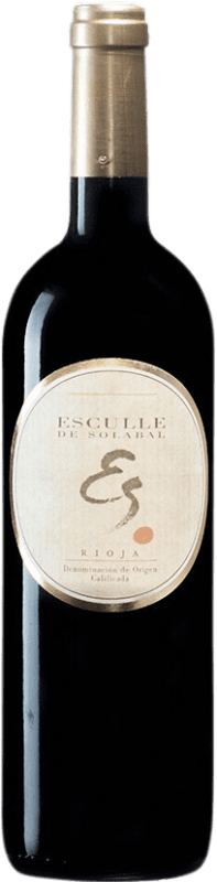 24,95 € Spedizione Gratuita | Vino rosso Solabal Esculle D.O.Ca. Rioja Spagna Tempranillo Bottiglia 75 cl