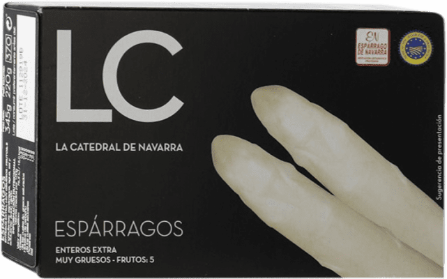 13,95 € Free Shipping | Vegetable Preserves La Catedral Espárragos Enteros Extra Spain 5 Pieces
