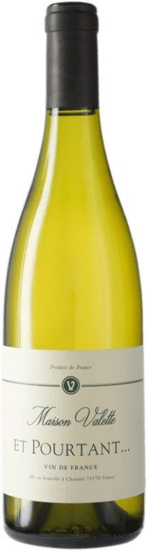 39,95 € 免费送货 | 白葡萄酒 Philippe Valette Et Pourtant 法国 Chardonnay — 莎当妮 Eco — 生态 有机 天然 75 cl