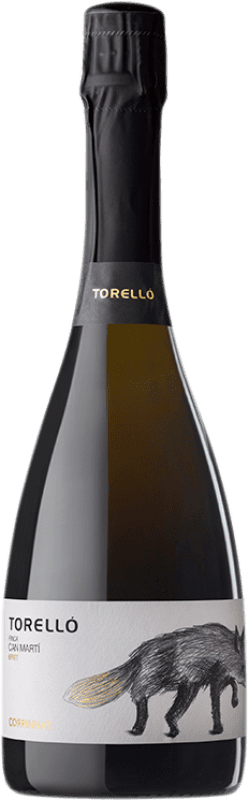 24,95 € 免费送货 | 白起泡酒 Torelló Finca Can Martí 香槟 大储备 Corpinnat 加泰罗尼亚 西班牙 Macabeo, Xarel·lo, Chardonnay, Parellada 瓶子 75 cl