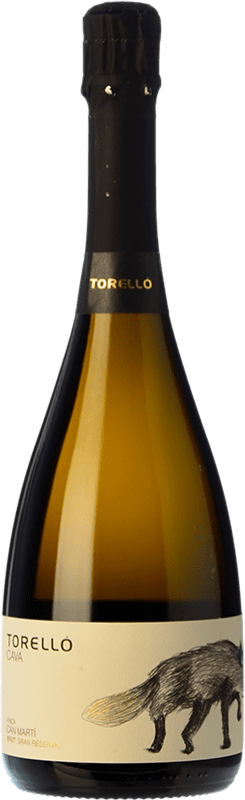 32,95 € Free Shipping | White Sparkling Wine Torelló Finca Can Martí Brut Grand Reserve — Long Barrel-Aged Corpinnat Catalonia Spain Macabeo, Xarel·lo, Chardonnay, Parellada 75 cl