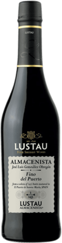 26,95 € 送料無料 | 強化ワイン Lustau Almacenista José Luis González Obregón Fino del Puerto D.O. Jerez-Xérès-Sherry アンダルシア スペイン Palomino Fino ボトル Medium 50 cl