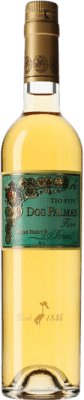 54,95 € Kostenloser Versand | Verstärkter Wein González Byass Fino Dos Palmas D.O. Jerez-Xérès-Sherry Andalusien Spanien Palomino Fino Medium Flasche 50 cl