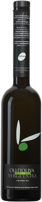13,95 € Envío gratis | Aceite de Oliva L'Olivera Finques España Eco — Ecológico Botella Medium 50 cl