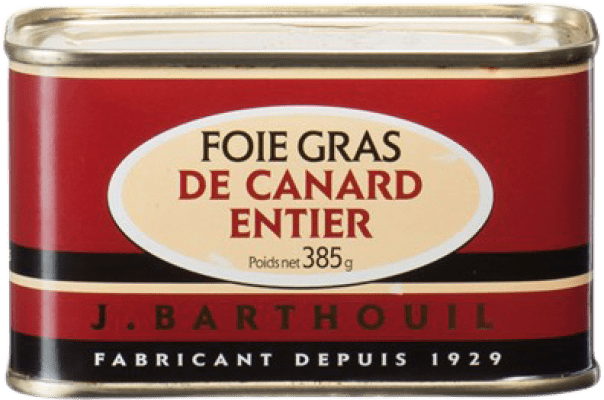 69,95 € Free Shipping | Foie Gras and Pâtés J. Barthouil Foie de Canard Entier France