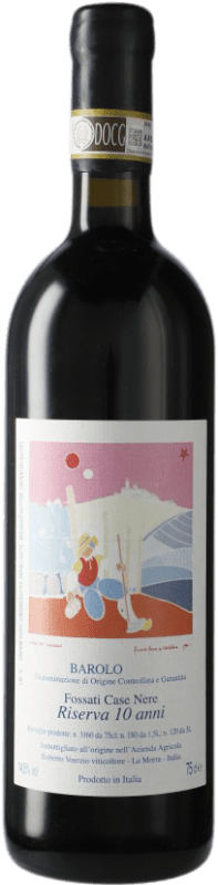 531,95 € Free Shipping | Red wine Roberto Voerzio Fossati Case Nere Riserva Reserva 2009 D.O.C.G. Barolo Piemonte Italy Nebbiolo 10 Years Bottle 75 cl
