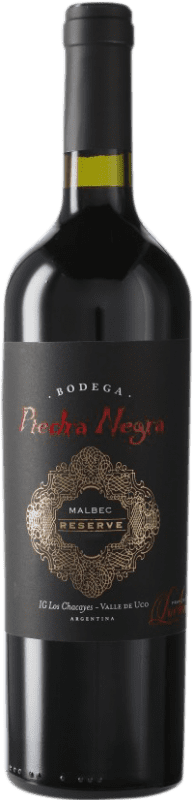 18,95 € Free Shipping | Red wine Piedra Negra François Lurton Reserva I.G. Mendoza Mendoza Argentina Malbec Bottle 75 cl