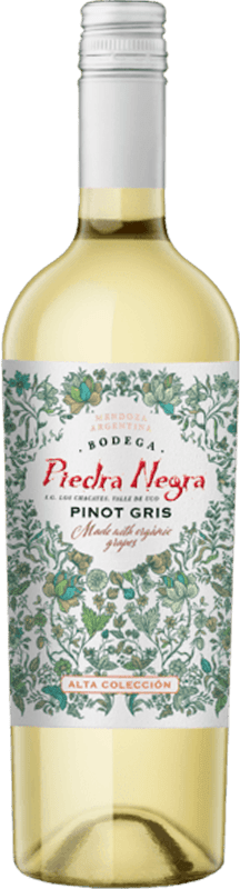 13,95 € Kostenloser Versand | Weißwein Lurton Piedra Negra Alta Colección I.G. Valle de Uco Mendoza Argentinien Grauburgunder Flasche 75 cl