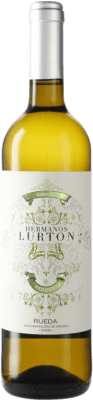 11,95 € Envío gratis | Vino Blanco Lurton Piedra Negra Hermanos Lurton D.O. Rueda Castilla y León España Verdejo 75 cl