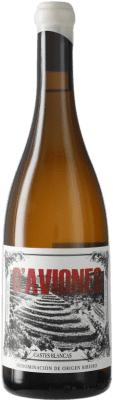 24,95 € Envio grátis | Vinho branco O Morto G'Aviones Castes Blancas D.O. Ribeiro Galiza Espanha Godello, Loureiro, Treixadura, Albariño, Lado Garrafa 75 cl