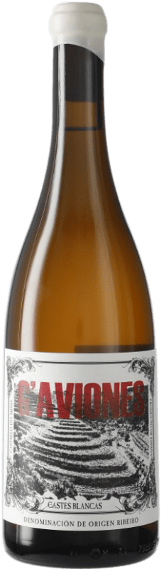 122,95 € Envio grátis | Vinho Branco O Morto G'Aviones Castes Blancas D.O. Ribeiro Galiza Espanha Godello, Loureiro, Treixadura, Albariño — Albarinho, Lado 75 cl