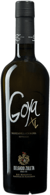 29,95 € Envio grátis | Vinho fortificado Delgado Zuleta Goya XL D.O. Manzanilla-Sanlúcar de Barrameda Sanlúcar de Barrameda Espanha Palomino Fino Garrafa Medium 50 cl