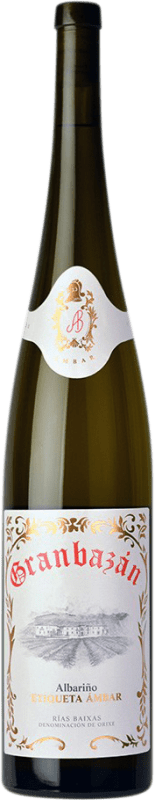 39,95 € Envoi gratuit | Vin blanc Agro de Bazán Granbazan Ámbar D.O. Rías Baixas Galice Espagne Albariño Bouteille Magnum 1,5 L