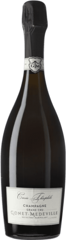 89,95 € Бесплатная доставка | Белое игристое Gonet-Médeville Grand Cru Théophile A.O.C. Champagne шампанское Франция Pinot Black, Chardonnay бутылка 75 cl