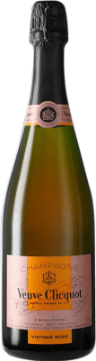 105,95 € Spedizione Gratuita | Spumante rosato Veuve Clicquot Vintage Rosé A.O.C. Champagne champagne Francia Pinot Nero, Chardonnay, Pinot Meunier Bottiglia 75 cl