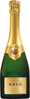 175,95 € Бесплатная доставка | Белое игристое Krug Grande Cuvée брют A.O.C. Champagne шампанское Франция Pinot Black, Chardonnay, Pinot Meunier Половина бутылки 37 cl