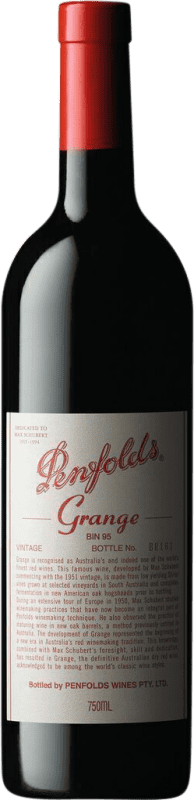 904,95 € 送料無料 | 赤ワイン Penfolds Grange 高齢者 I.G. Southern Australia 南オーストラリア州 オーストラリア Syrah, Cabernet Sauvignon ボトル 75 cl