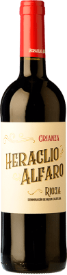 7,95 € Envío gratis | Vino tinto Terras Gauda Heraclio Alfaro Crianza D.O.Ca. Rioja España Tempranillo, Garnacha, Graciano Botella 75 cl
