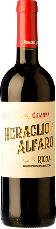 7,95 € Spedizione Gratuita | Vino rosso Terras Gauda Heraclio Alfaro Crianza D.O.Ca. Rioja Spagna Tempranillo, Grenache, Graciano Bottiglia 75 cl