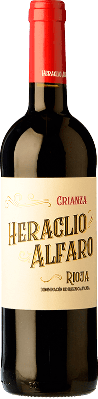 8,95 € 免费送货 | 红葡萄酒 Terras Gauda Heraclio Alfaro Crianza — 陈酿 D.O.Ca. Rioja 西班牙 Tempranillo — 丹魄, Garnacha — 歌海娜, Graciano — 格拉西亚诺 75 cl