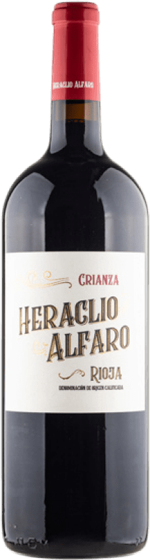 19,95 € Free Shipping | Red wine Terras Gauda Heraclio Alfaro Aged D.O.Ca. Rioja Spain Tempranillo, Grenache, Graciano Magnum Bottle 1,5 L