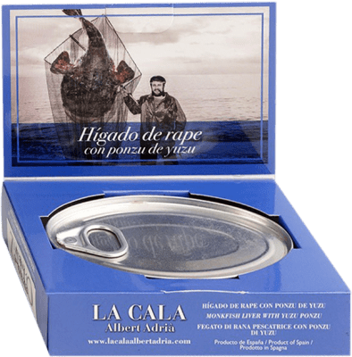 16,95 € Free Shipping | Fish Preserves La Cala Hígado de Rape con Ponzu de Yuzu Spain