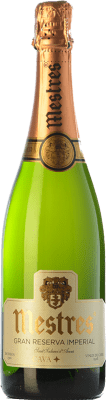 18,95 € Бесплатная доставка | Белое игристое вино Mestres Brut — брют Imperial — Имперский Гран Резерва D.O. Cava Испания Macabeo — Макабео, Xarel·lo — Шарелло, Parellada — Парельяда 75 cl