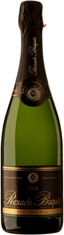 13,95 € Envoi gratuit | Vin Mousseux Blanc Rexach Baques Imperial Brut D.O. Cava Espagne Macabeo — Macabeu, Xarel·lo, Parellada Bouteille 75 cl