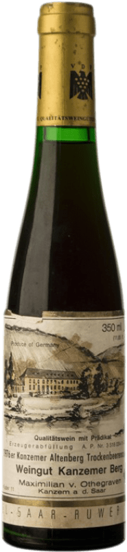 242,95 € Бесплатная доставка | Белое вино Maximilian Von Othegraven Kanzemer Altenberg TBA 1976 Q.b.A. Mosel Германия Riesling Половина бутылки 37 cl