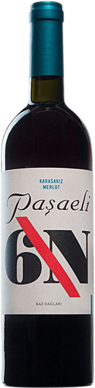 17,95 € Free Shipping | Red Wine Paşaeli Karasakiz 6N Turkey Merlot 75 cl