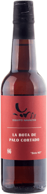 97,95 € Spedizione Gratuita | Vino fortificato Equipo Navazos La Bota Nº 86 Bota NO Palo Cortado D.O. Montilla-Moriles Spagna Pedro Ximénez Mezza Bottiglia 37 cl