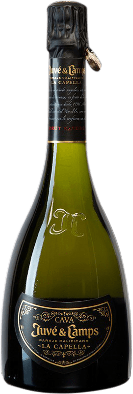 109,95 € 送料無料 | 白スパークリングワイン Juvé y Camps La Capella ブルットの自然 グランド・リザーブ D.O. Cava スペイン Xarel·lo ボトル 75 cl