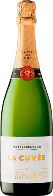 12,95 € 送料無料 | 白スパークリングワイン Castell del Remei La Cuvée ブルットの自然 D.O. Cava スペイン Macabeo, Xarel·lo, Parellada ボトル 75 cl