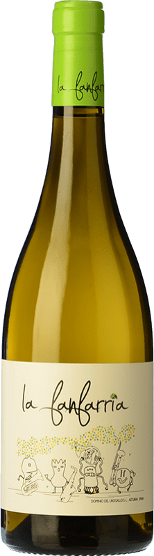 12,95 € Бесплатная доставка | Белое вино Dominio del Urogallo La Fanfarria Blanc Княжество Астурия Испания бутылка 75 cl
