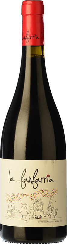 9,95 € Free Shipping | Red wine Dominio del Urogallo La Fanfarria Principality of Asturias Spain Mencía, Albarín Black Bottle 75 cl