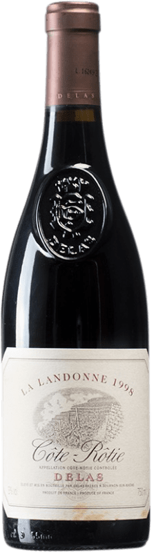 179,95 € Free Shipping | Red Wine Delas Frères La Landonne 1998 A.O.C. Côte-Rôtie France 75 cl