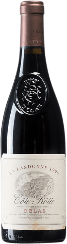 172,95 € Envío gratis | Vino tinto Delas Frères La Landonne 1998 A.O.C. Côte-Rôtie Francia Botella 75 cl