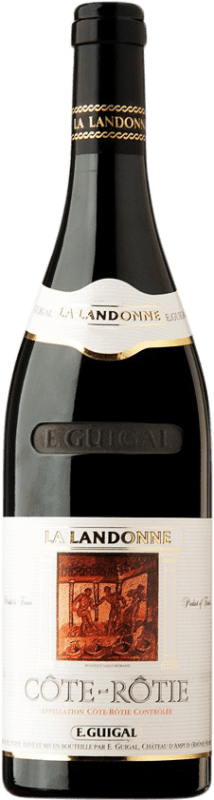 282,95 € Free Shipping | Red wine Domaine E. Guigal La Landonne 2008 A.O.C. Côte-Rôtie France Syrah Bottle 75 cl