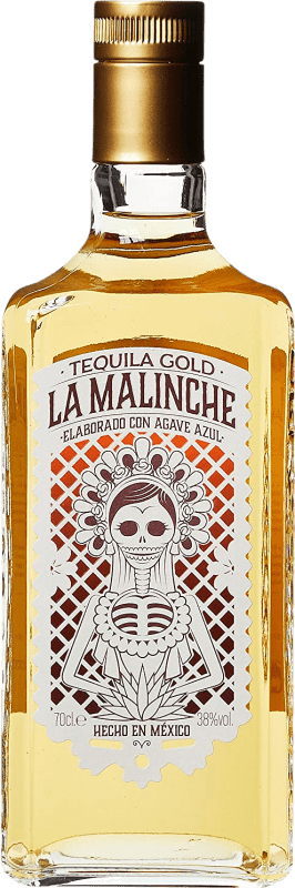 21,95 € Envio grátis | Tequila Tequilas del Señor La Malinche Gold Jalisco México Garrafa 70 cl