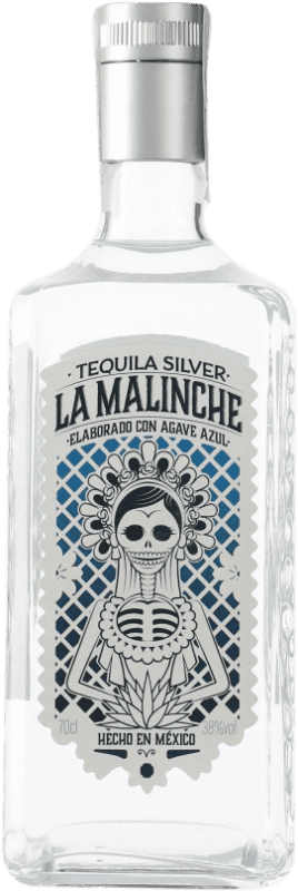 19,95 € Бесплатная доставка | Текила Tequilas del Señor La Malinche Silver Халиско Мексика бутылка 70 cl