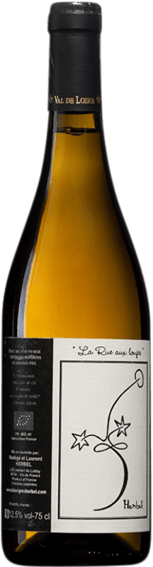 19,95 € 免费送货 | 白酒 Herbel La Rue Aux Loups 法国 Chenin White 瓶子 75 cl