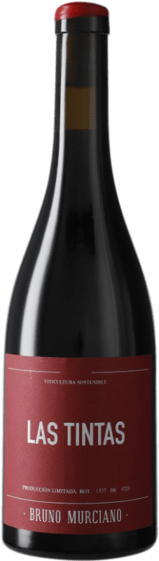 13,95 € 免费送货 | 红酒 Murciano & Sampedro Las Tintas D.O. Utiel-Requena 西班牙 Bobal 瓶子 75 cl
