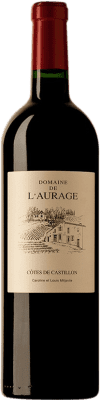 39,95 € Бесплатная доставка | Красное вино Château Cadet-Louis Mitjavile l'Aurage A.O.C. Côtes de Castillon Бордо Франция Merlot, Cabernet Franc бутылка 75 cl