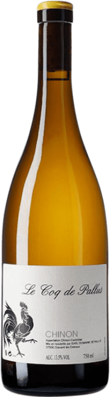 43,95 € Free Shipping | White wine Pallus Le Coq Blanc A.O.C. Chinon Loire France Bottle 75 cl