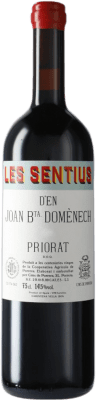 117,95 € Envio grátis | Vinho tinto Finques Cims de Porrera Les Sentius d'en Joan Bta. Domènech D.O.Ca. Priorat Catalunha Espanha Carignan Garrafa 75 cl