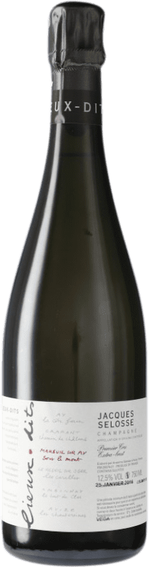 385,95 € Envío gratis | Espumoso blanco Jacques Selosse Lieux-Dits Mareuil Sur Aÿ Premier Cru Sous le Mont A.O.C. Champagne Champagne Francia Pinot Negro Botella 75 cl