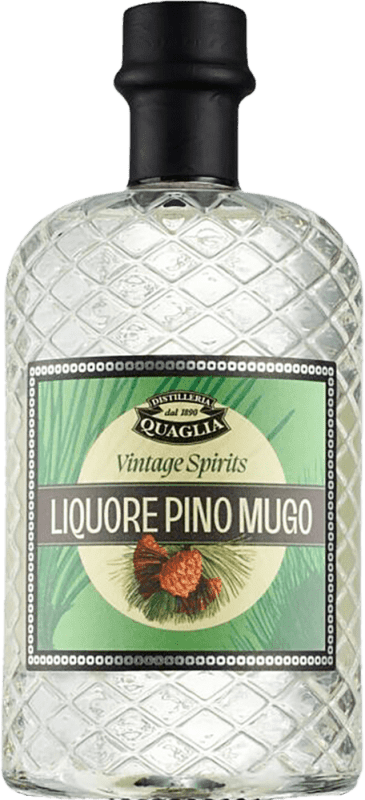 33,95 € Envío gratis | Licores Quaglia Liquore Al Pino Mugo Piemonte Italia Botella 70 cl