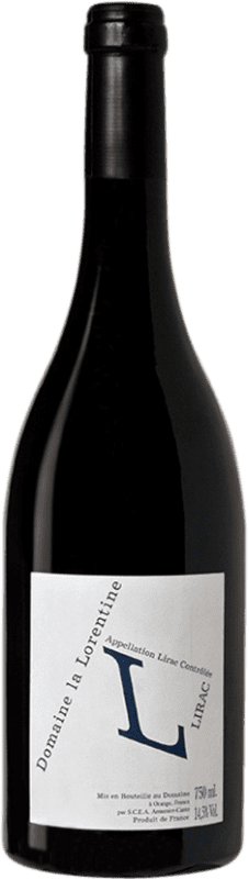 19,95 € Envoi gratuit | Vin rouge Domaine de La Lorentine Lirac A.O.C. Côtes du Rhône France Grenache, Mourvèdre, Cinsault Bouteille 75 cl