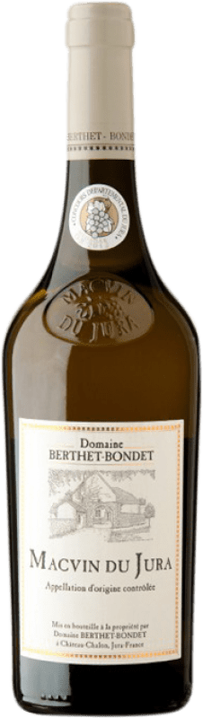 43,95 € Envio grátis | Vinho fortificado Berthet-Bondet Macvin A.O.C. Côtes du Jura Jura França Chardonnay, Savagnin Garrafa 75 cl
