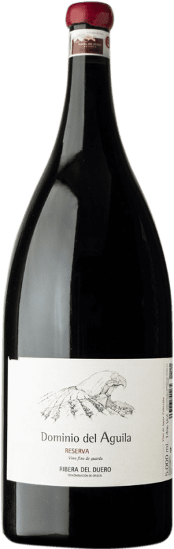 552,95 € Envoi gratuit | Vin Rouge Dominio del Águila Réserve D.O. Ribera del Duero Castille et Leon Espagne Tempranillo, Garnacha — Grenache, Bobal, Doña Blanca Bouteille Spéciale 5 L